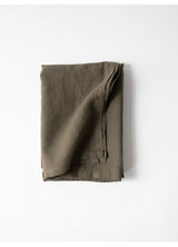 Bordsduk linne taupe, 145x270 cm