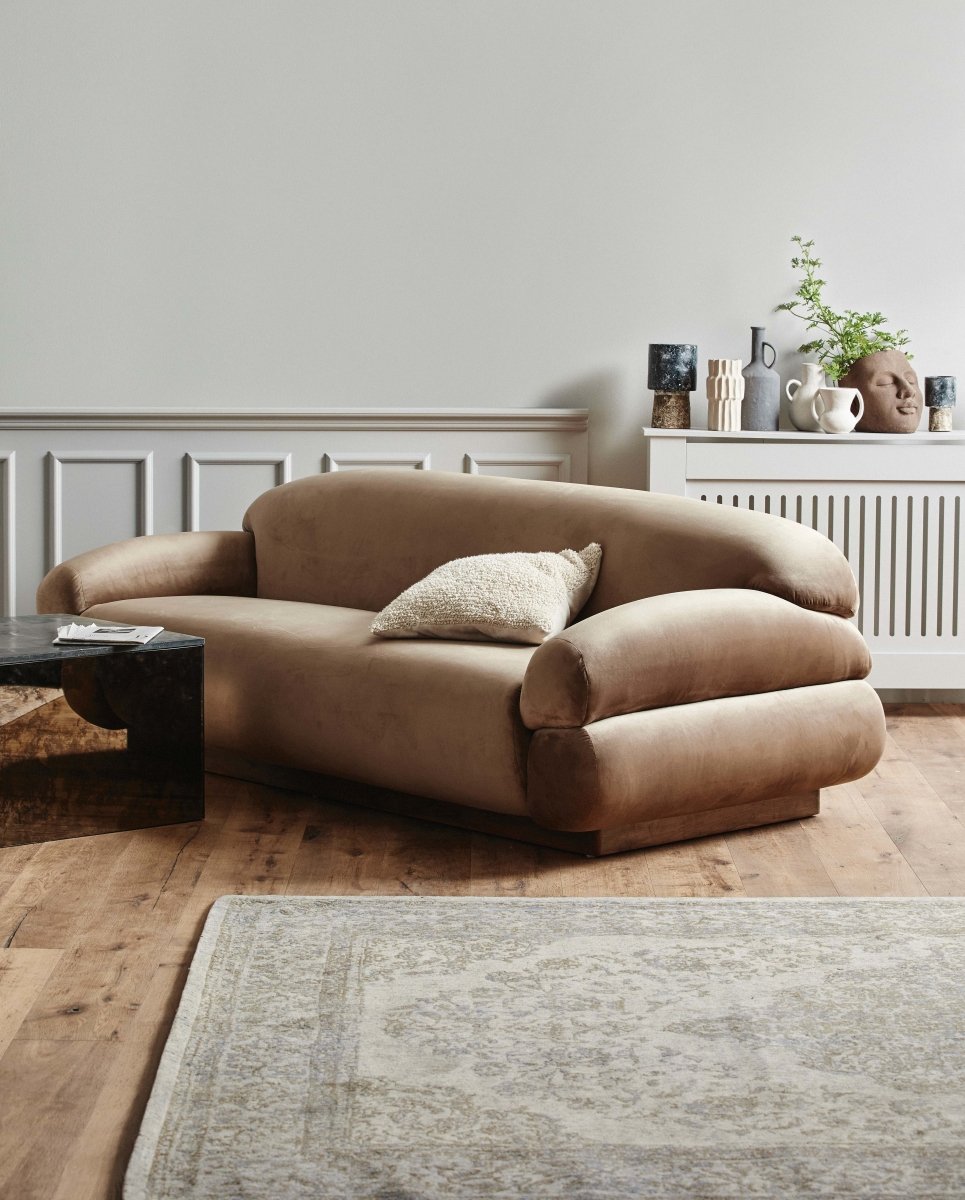 Nordal, PEARL vävd matta 160×240 cm – sand/beige