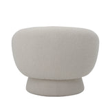 Bloomingville, Ted Lounge Chair, vit, polyester