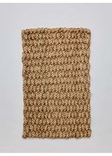 Handvävd jute dörrmatta natural, 45x75 cm