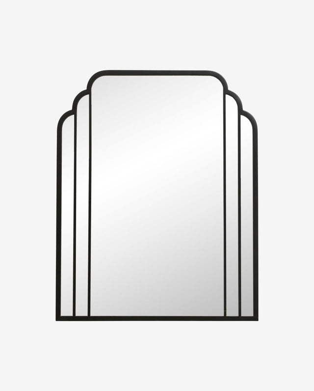 Nordal, SKYLARK spegel i järn 102×82 cm, S – svart