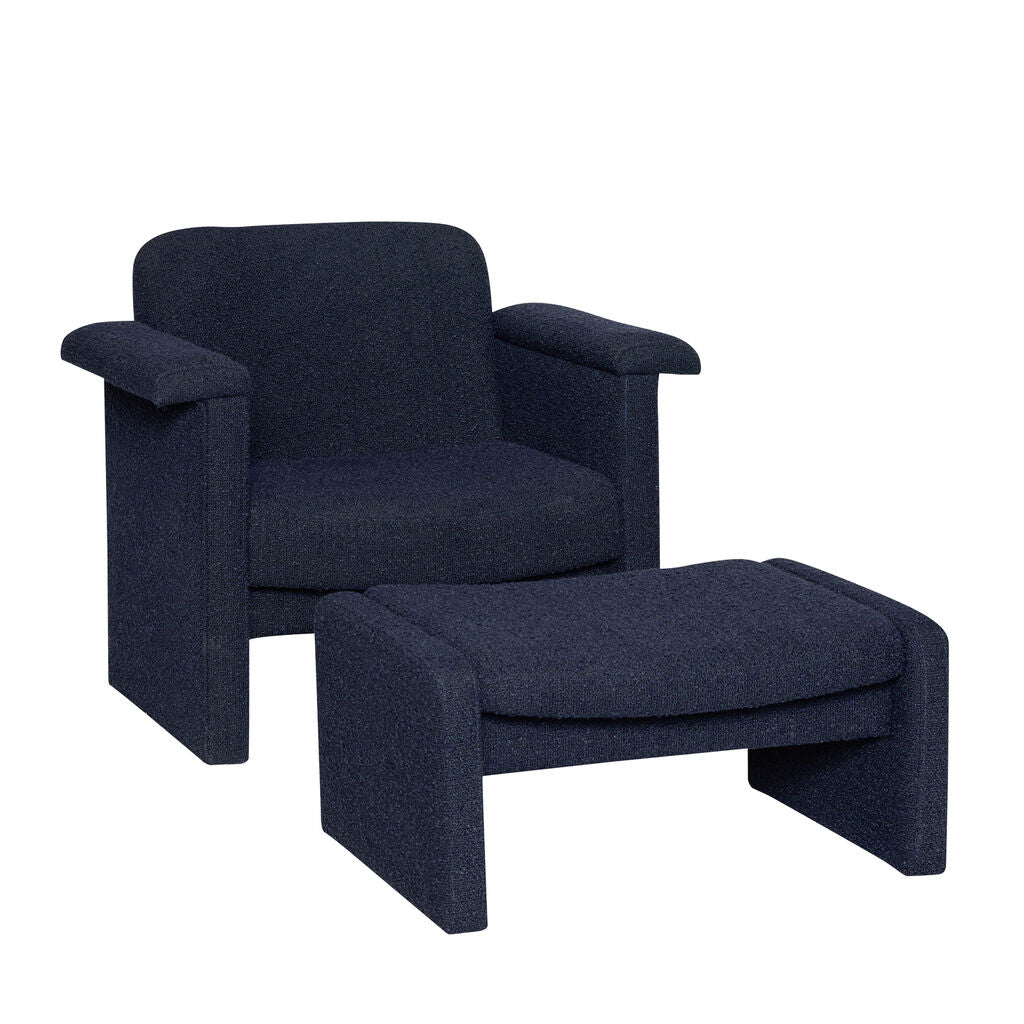 Softy Loungefåtölj Mörkblå - 2 pack
