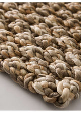 Braided jute dörrmatta multi colour, 45x75 cm