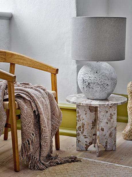 Bloomingville, Jasmia sidobord, brunt, marmor