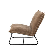 Bloomingville, Cape Lounge Chair, brun, återvunnen polyester
