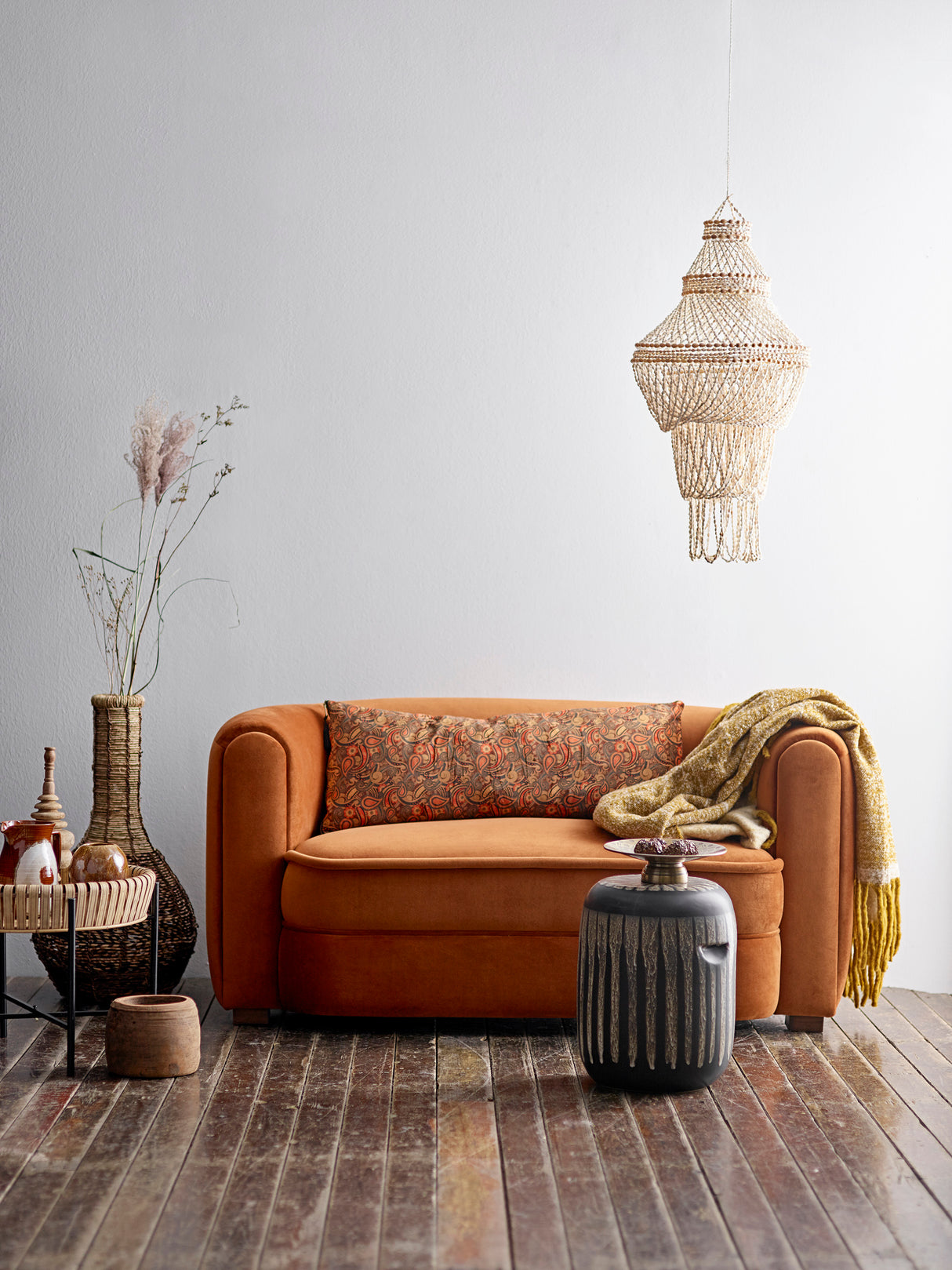 Bloomingville, Malala soffa, orange, polyester