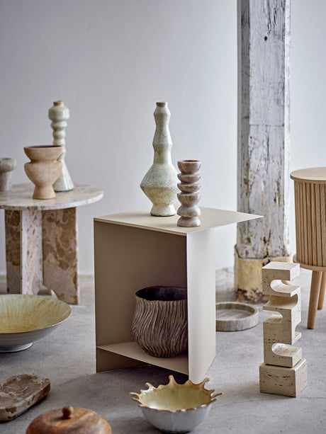 Bloomingville, Jasmia sidobord, brunt, marmor