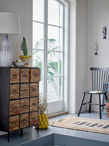 Bloomingville, Mill matstol, svart, furu