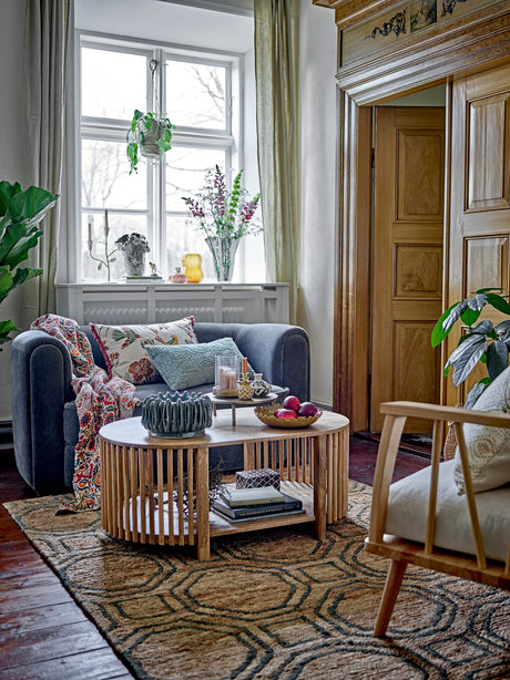 Bloomingville, Malala soffa, blå, återvunnen polyester