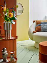 Bloomingville, Ted Lounge Chair, vit, polyester